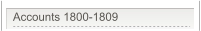 Accounts 1800-1809
