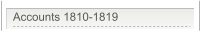 Accounts 1810-1819